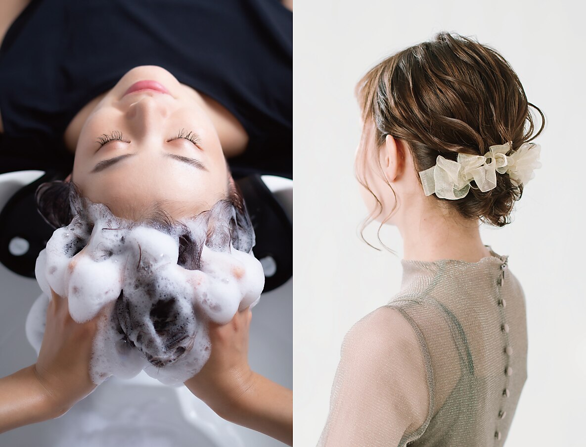 【8:00～9:30受付】朝シャン＋ヘアセット